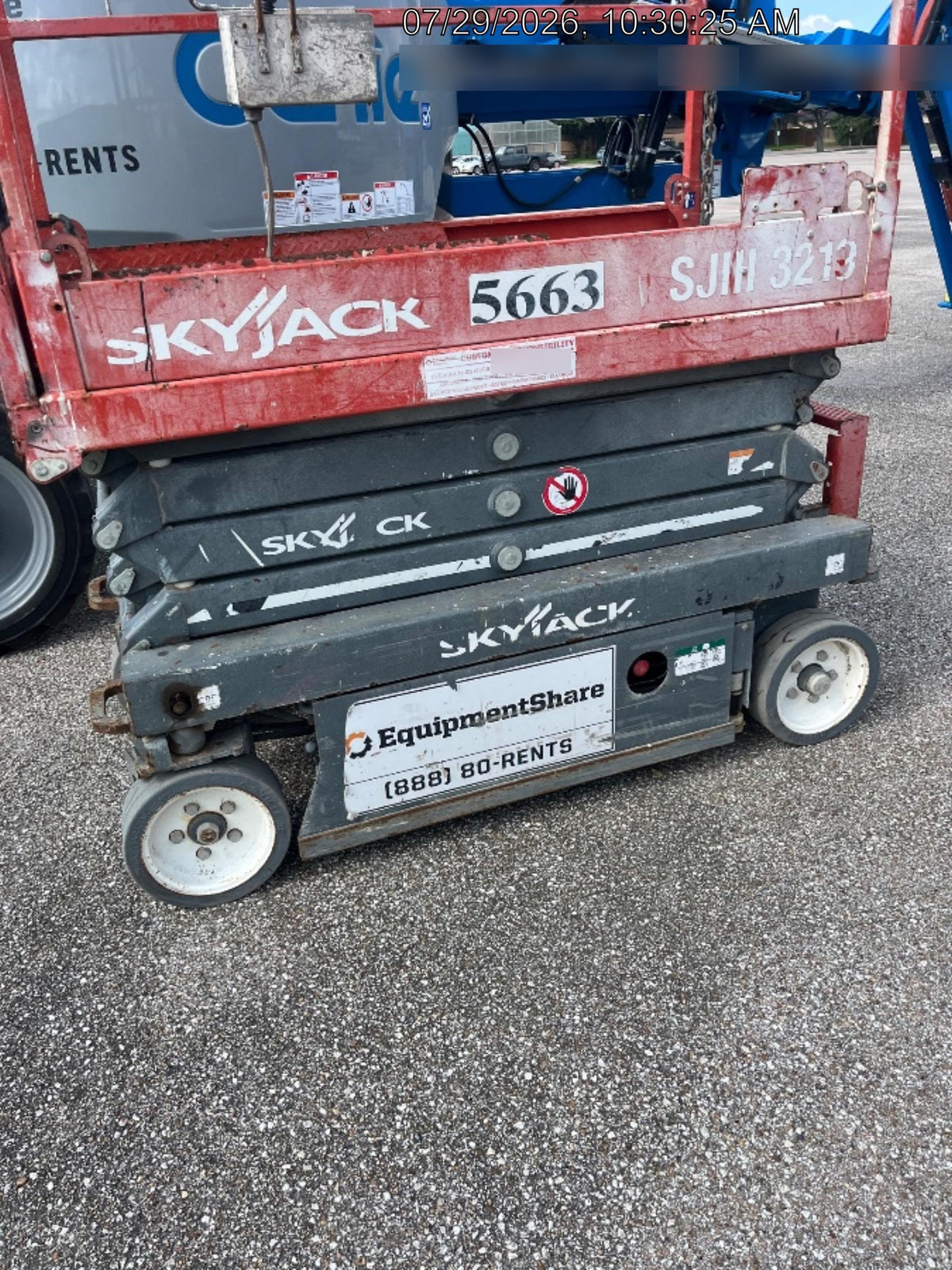 2017 Skyjack SJIII-3219 SJ3219, Trojan Battery Set, Extended Warranty 5yr/5k hr