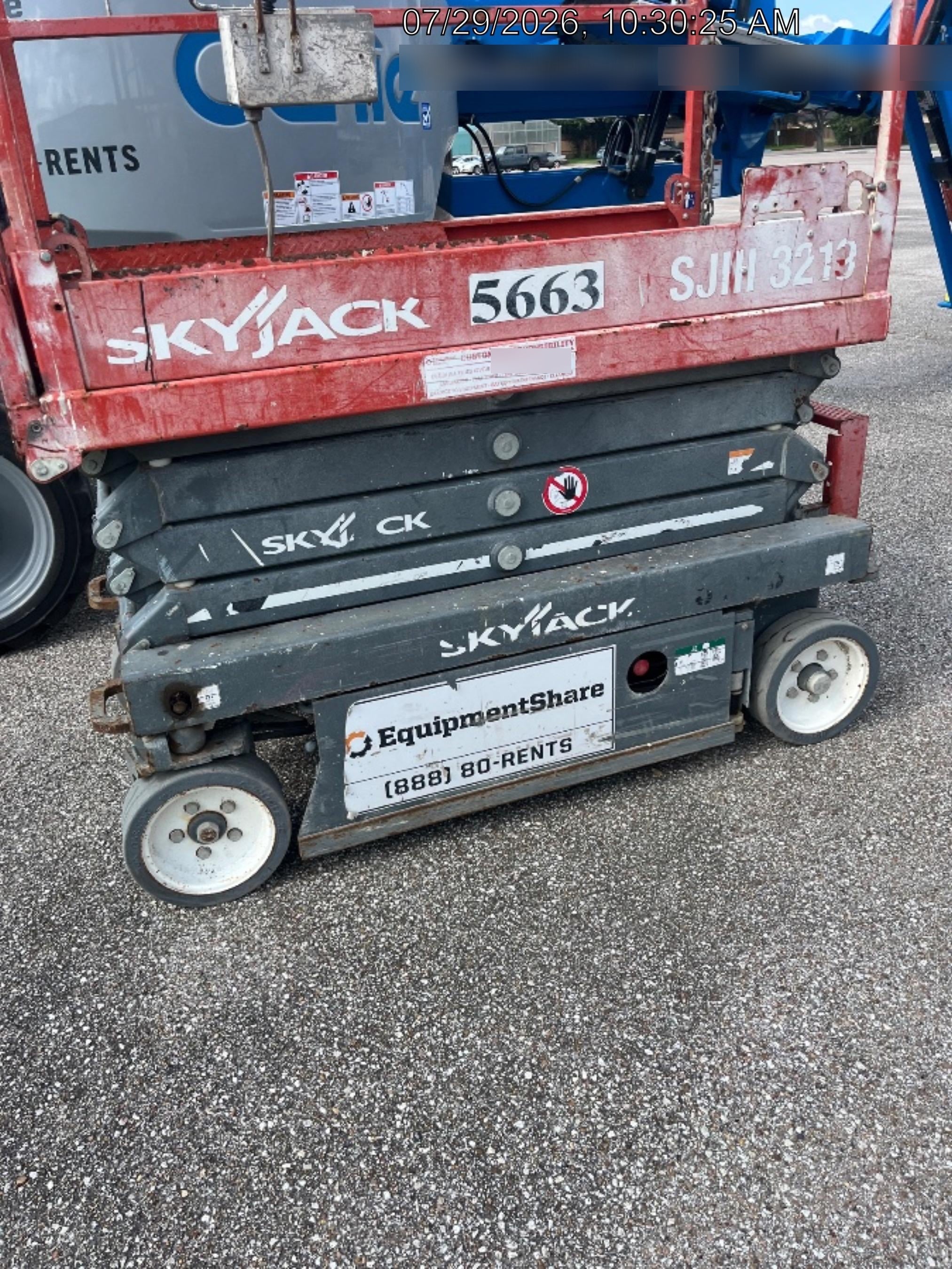 2017 Skyjack SJIII-3219 SJ3219, Trojan Battery Set, Extended Warranty 5yr/5k hr