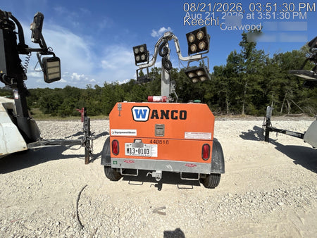 2024 Wanco WLTT-4MM4K Diesel, Deep Sea Controller, Shore Power Plug, Auto Start, (4) 350W LED Floodlights, 4kW Generator, 60 Gal Fuel Tank, 2" Ball, T3