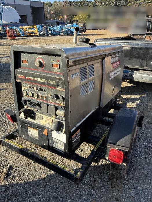 2018 Lincoln Electric Vantage 322 Lincoln Vantage 322 Welder Ready Pak 3 - Vantage 322, Trailer, Fender and light kit, Cable rack