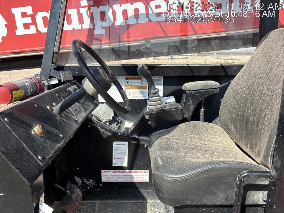 2019 Manitou MTA6034 Canopy, LED Work Lights, Solid Tires, Beacon, Auxiliary Hydraulics 48" Carriage and 48" Forks