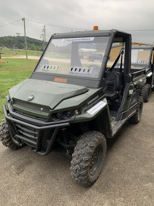 2021 Yanmar YU1000 Canopy, Steel Wheel, Poly WindShield, Beacon, Backup Alarm