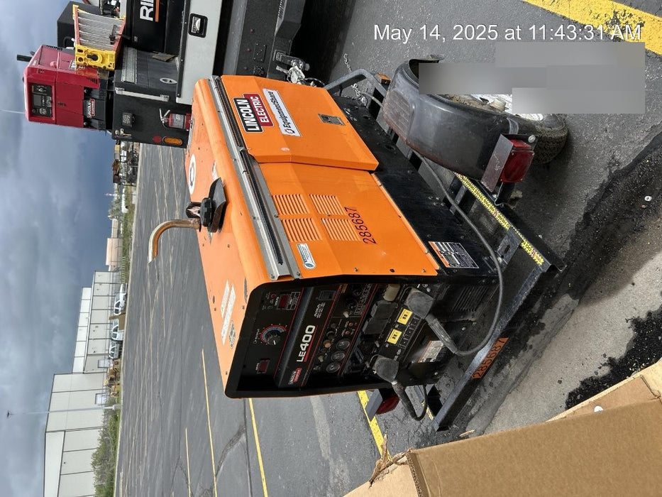 2022 Lincoln Electric LE400 Kubota V1505, Trlr, Cable Rack, Light Kit, ES Decals, T3