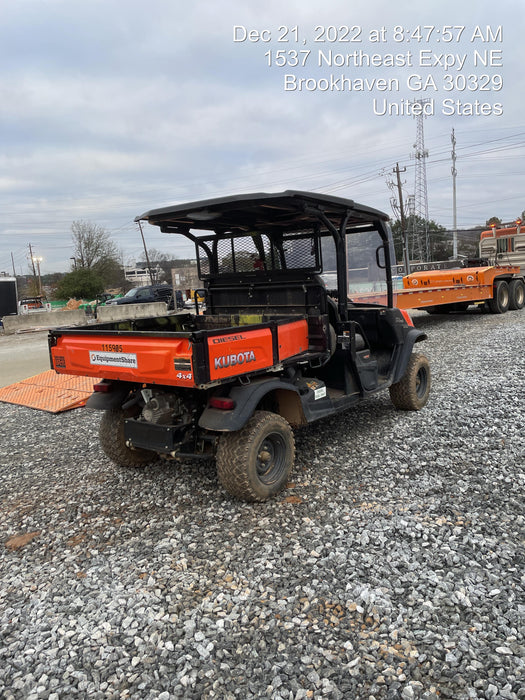 2020 Kubota RTV-X1140W-H 4WD, LED Strobe, Windshield Acrylic Clear, Plastic Canopy, Wire Harness Kit, Backup Alarm