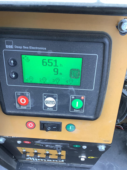 2020 Allmand NLV3GR (4) LED Light Fixture 350W, 23' Vertical Mast, 3kW Prime, Towable, Deep Sea L401, Leveling Jacks, Yanmar T4F 5.8hp