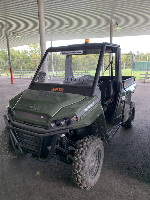 2021 Yanmar YU1000 Canopy, Steel Wheel, Poly WindShield, Beacon, Backup Alarm