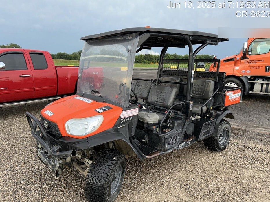 2022 Kubota RTV-X1140W-H Plastic Canopy, Windshield Acrylic Clear, LED Strobe Light, Wire Harness Kit, Back up Alarm