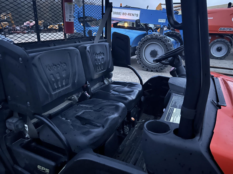 2019 Kubota RTV-XG850WL-H 4wd Utility Cart, Gas, 2 Seat, LED Strobe, Windshield Tempered Glass, Plastic Canopy, Wire Harness Kit, Backup Alarm