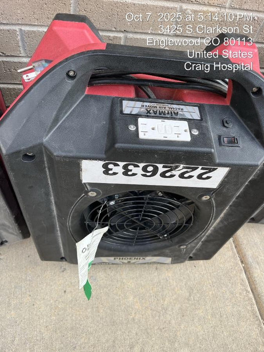 2022 PHOENIX AirMAX Radial Air Mover