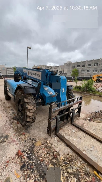 2019 Genie GTH-636 Canopy, Solid RT Tires, LED Work Lights, Beacon 60" QA Carriage, 48" Forks