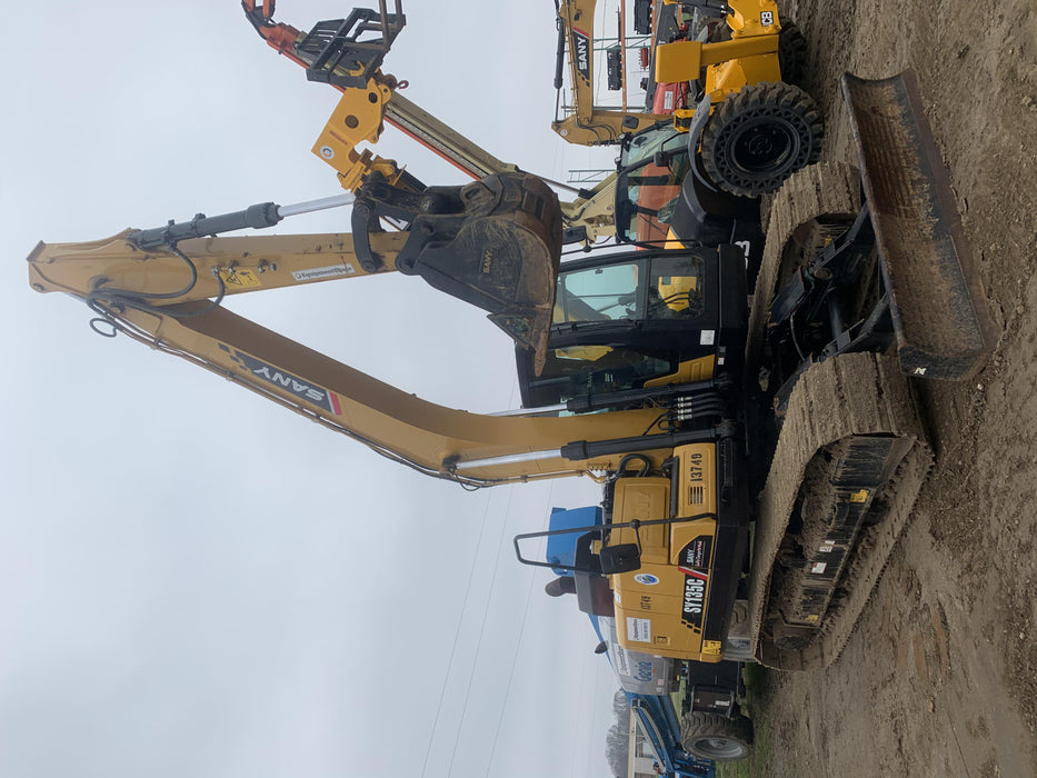 Sany SY135C SY135 Tier 4 - Cab, Hydraulic QC, Hydraulic Breaker, 36" HD Sany Bucket, 42" HD Sany Bucket, 24" HD Sany Bucket