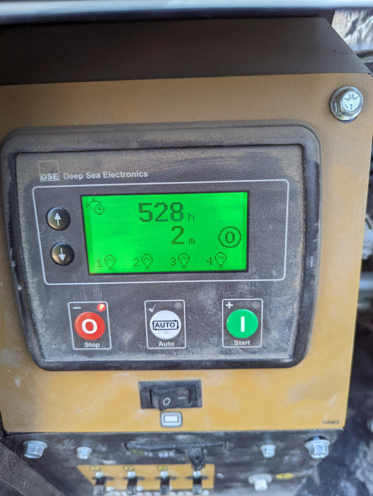 2022 Allmand NLV3GR (4) LED Light Fixture 350W, 23' Vertical Mast, 3kW Prime, Towable, Deep Sea L401, Leveling Jacks, Yanmar T4F 5.8hp