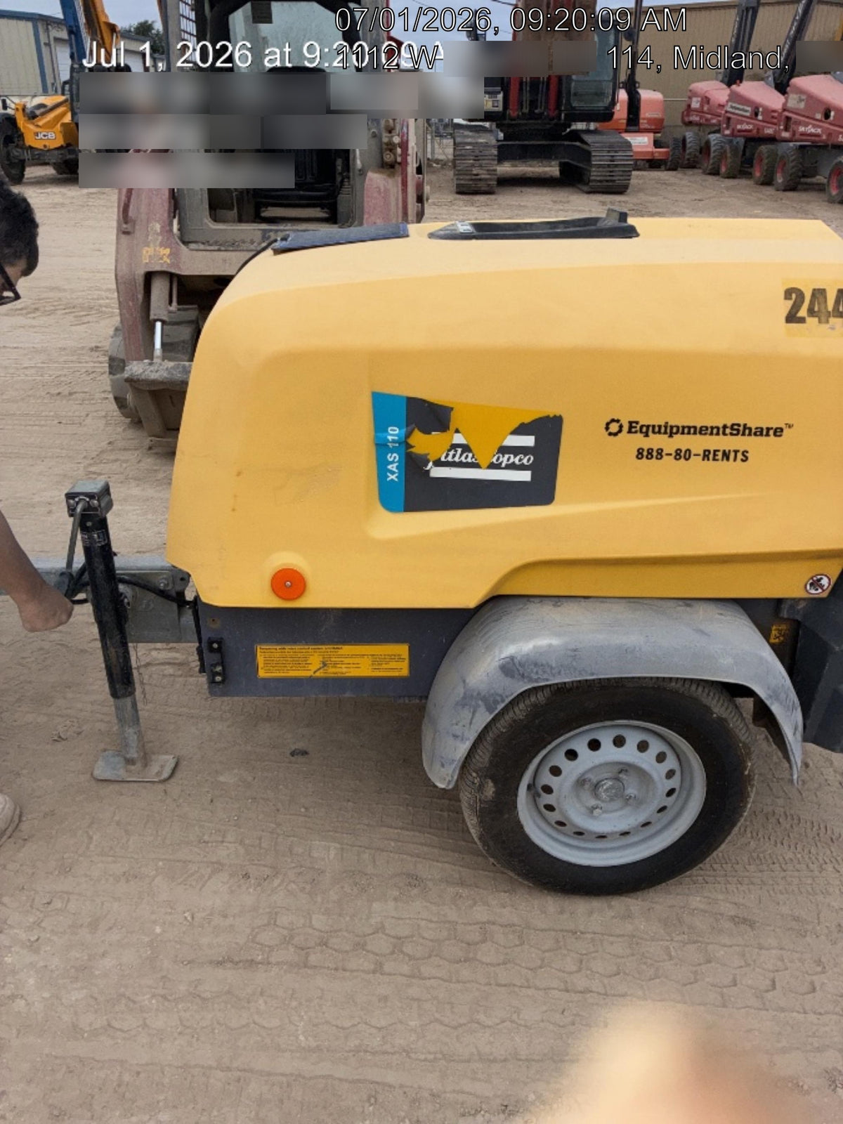 2022 ATLAS COPCO XAS 110