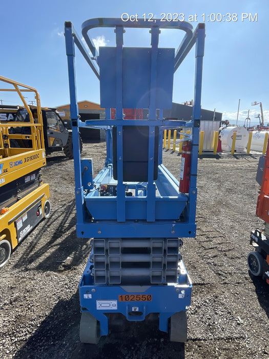 2020 Genie GS-1930 Solid Non Marking Tires, Beacon, Folding rails with half height swing gate, 800W Inverter