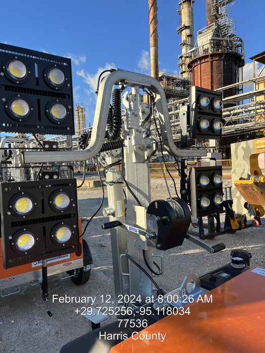 2024 Wanco WLTT-4MM4K Diesel, Deep Sea Controller, Shore Power Plug, Auto Start, (4) 350W LED Floodlights, 4kW Generator, 60 Gal Fuel Tank, 2" Ball, T3