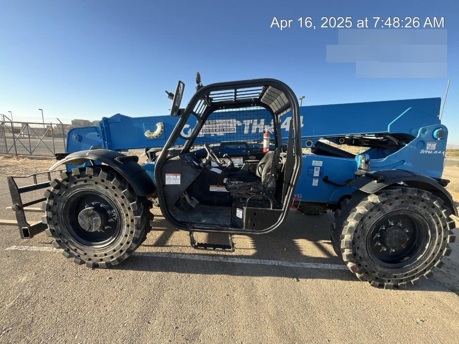 2018 Genie GTH-844 Genie GTH-844 w/ROPS, Work Lights, Solid Tires, RH Cab Mesh, Beacon, 60" Carriage and Forks
