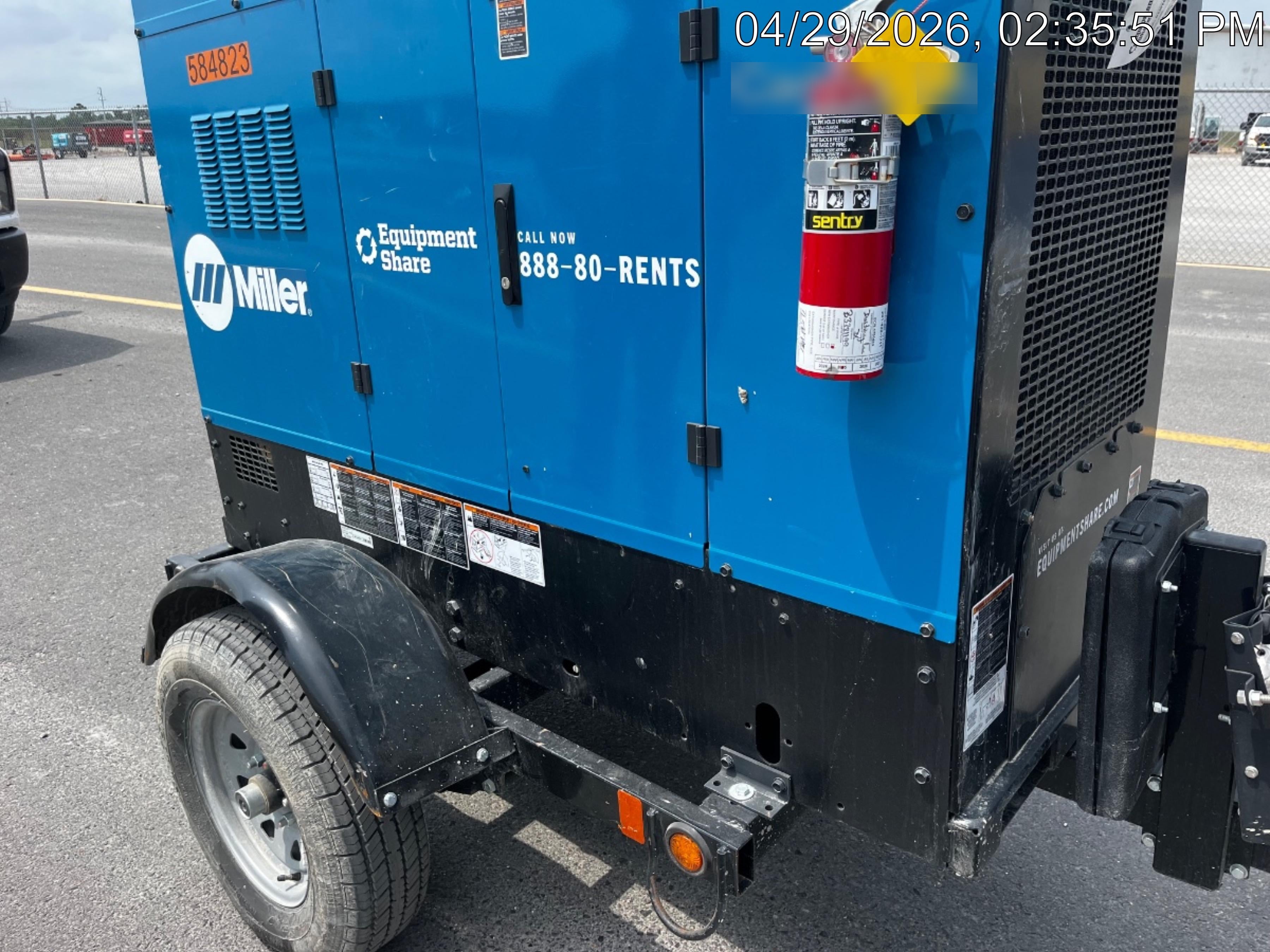 2025 MILLER ELECTRIC BIG BLUE 500