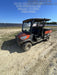 Kubota RTV-X1140W-H 4wd Utility Cart, LED Strobe, Windshield Tempered Glass, Plastic Canopy, Wire Harness Kit, Backup Alarm