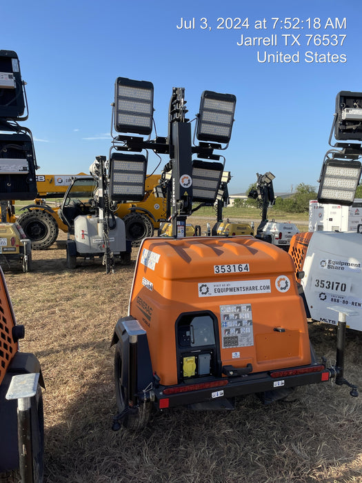 2023 Generac MLT2 Diesel, Flex Switch 120V Input, Powerzone Controller, (4) 320W LED Lights, 4kW Generator, 39.9 Gal Fuel Tank, 2" Ball, T3