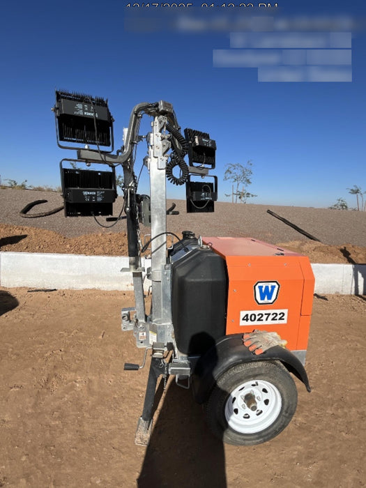 2024 Wanco WLTT-4MM4K Diesel, Deep Sea Controller, Shore Power Plug, Auto Start, (4) 350W LED Floodlights, 4kW Generator, 60 Gal Fuel Tank, 2" Ball, T3