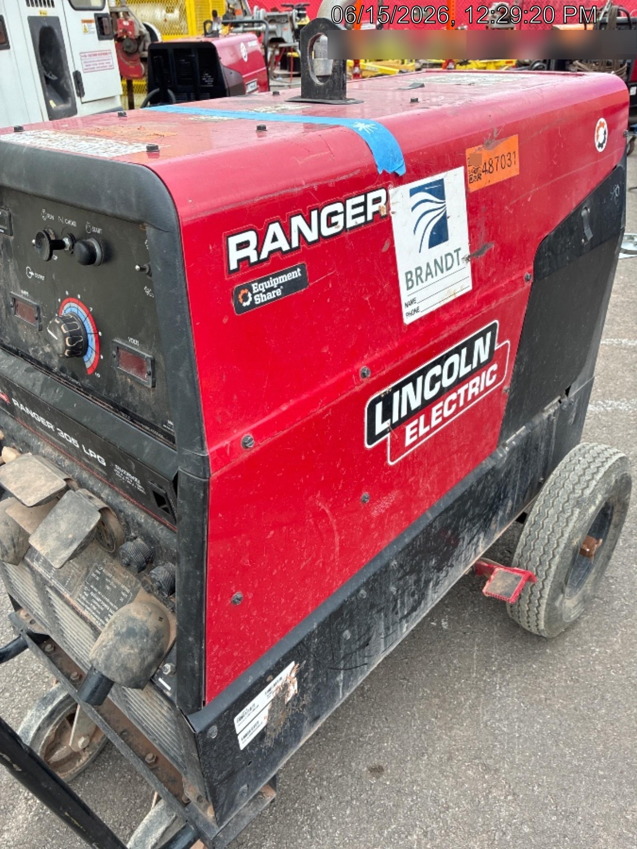 2025 LINCOLN ELECTRIC Ranger 305 LPG