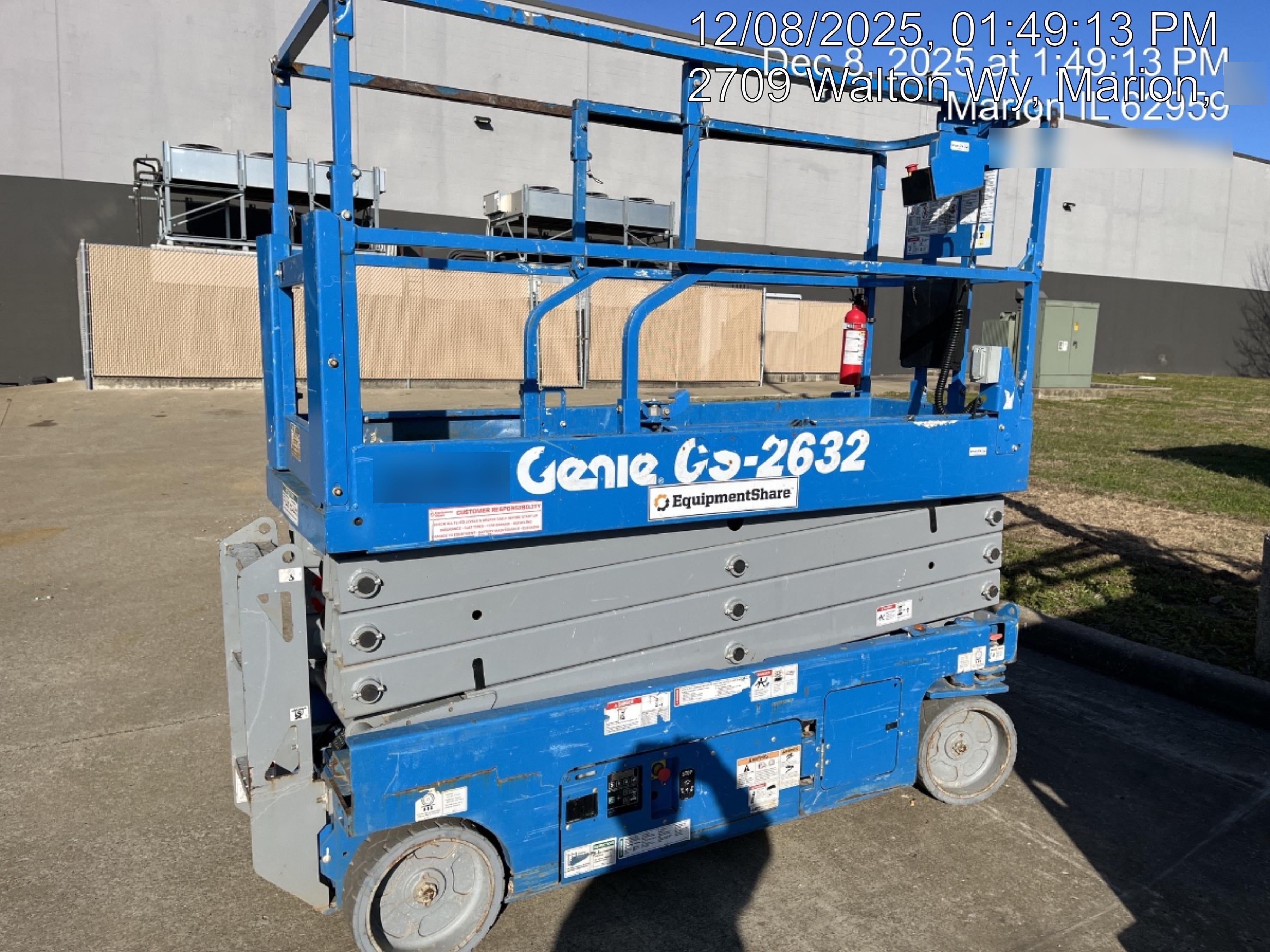 2018 Genie GS-2632 Genie GS-2632 w/Fixed Rail, Chain Entry