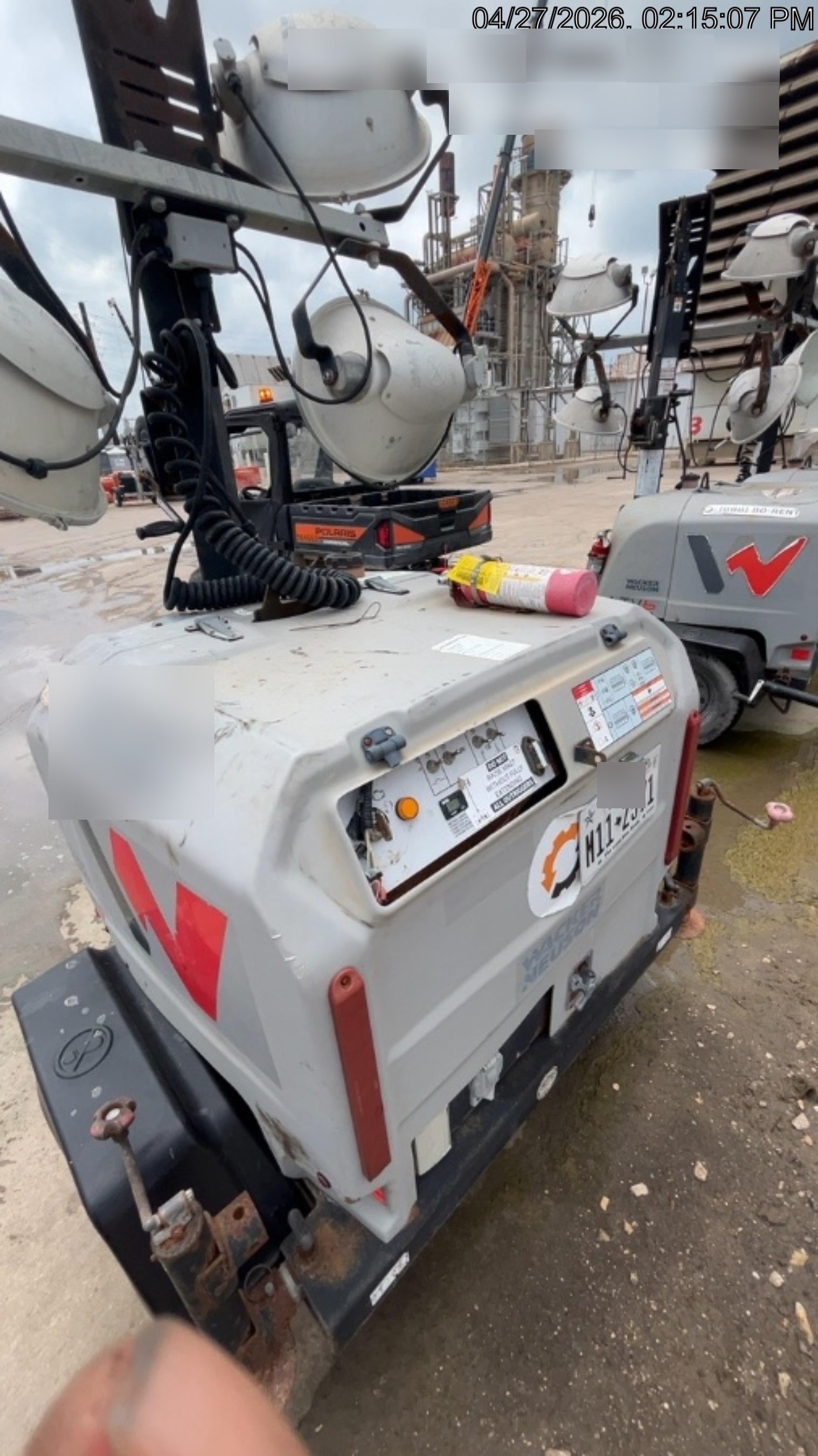 Wacker Neuson LTV6K-MH Wacker Neuson LTV6K Towable Light Tower
