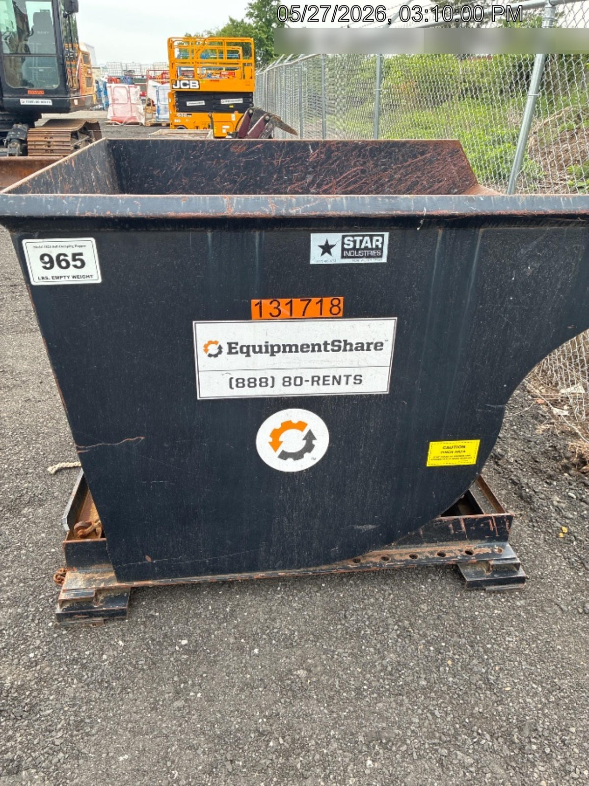 2021 STAR INDUSTRIES M-1820 - Self-Dump Hopper