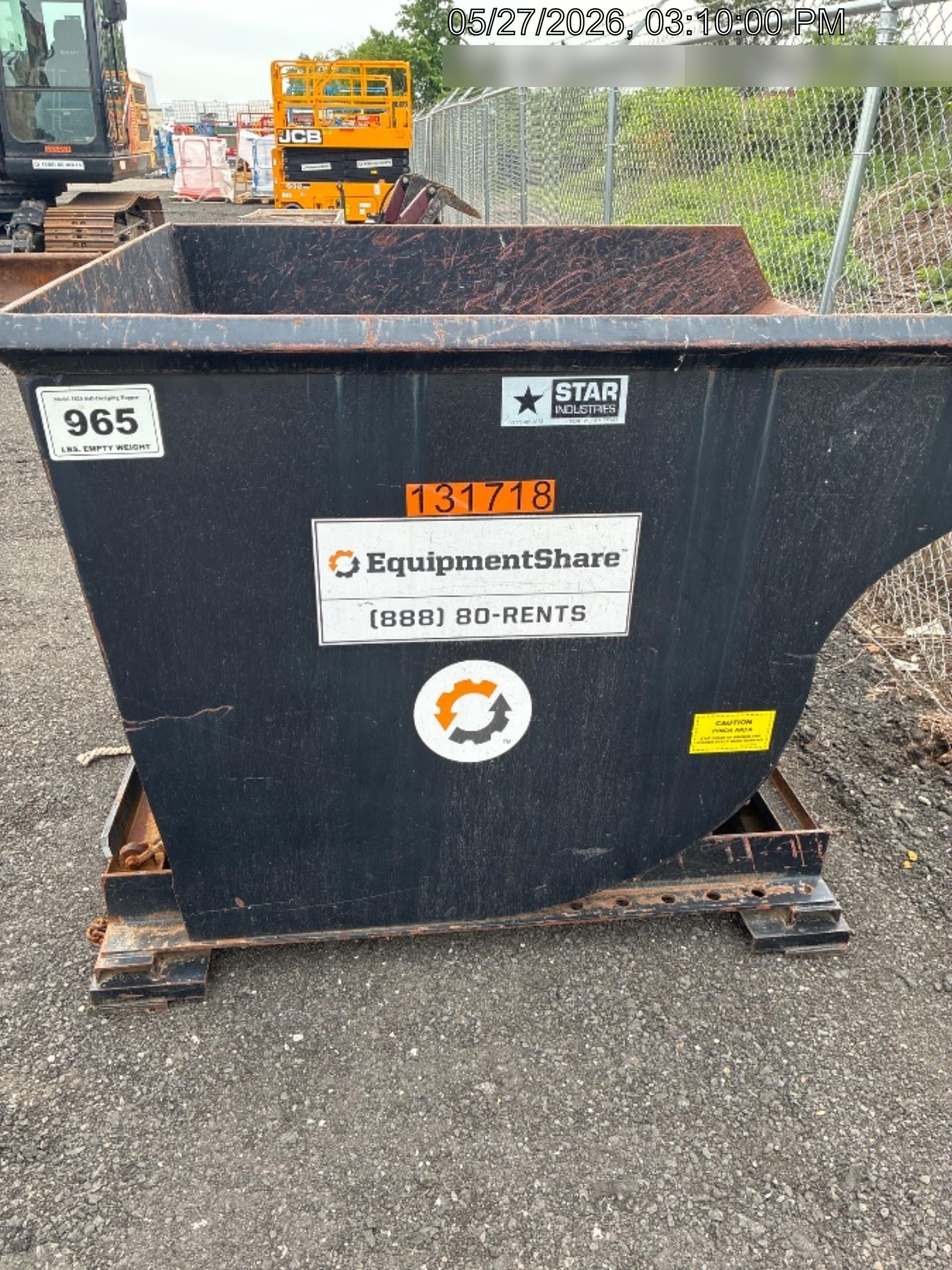 2021 STAR INDUSTRIES M-1820 - Self-Dump Hopper