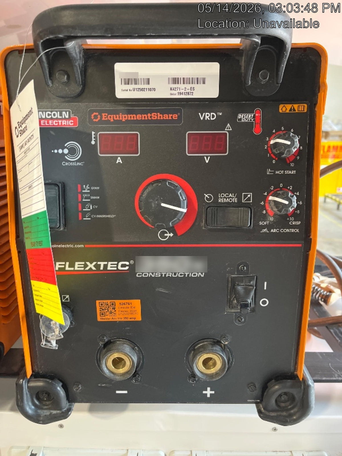 2025 LINCOLN ELECTRIC FLEXTEC 350X