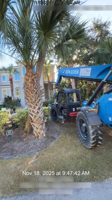 2019 Genie GTH-1056 Canopy, Solid RT Tires, LED Work Lights, Beacon 60" QA Carriage, 60" Forks