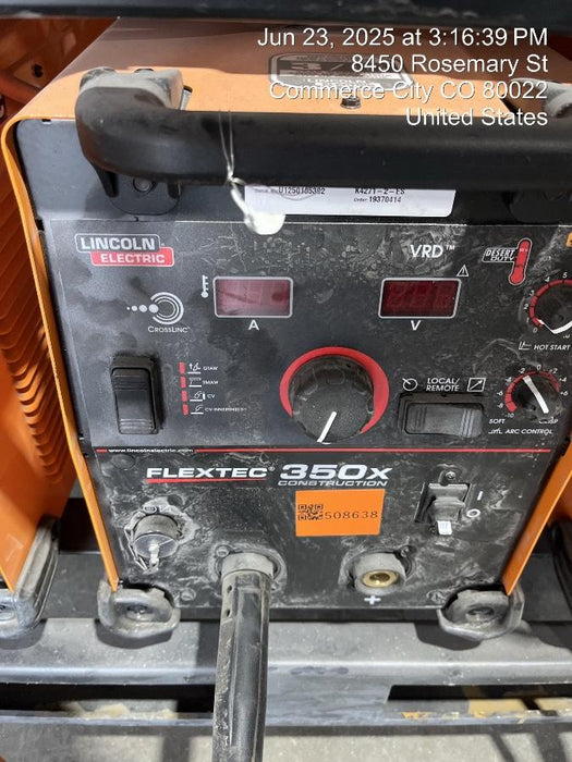 2025 LINCOLN ELECTRIC FLEXTEC 350X