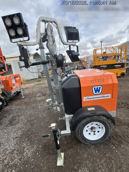 2024 Wanco WLTT-4MM4K Diesel, Deep Sea Controller, Shore Power Plug, Auto Start, (4) 350W LED Floodlights, 4kW Generator, 60 Gal Fuel Tank, 2" Ball, T3
