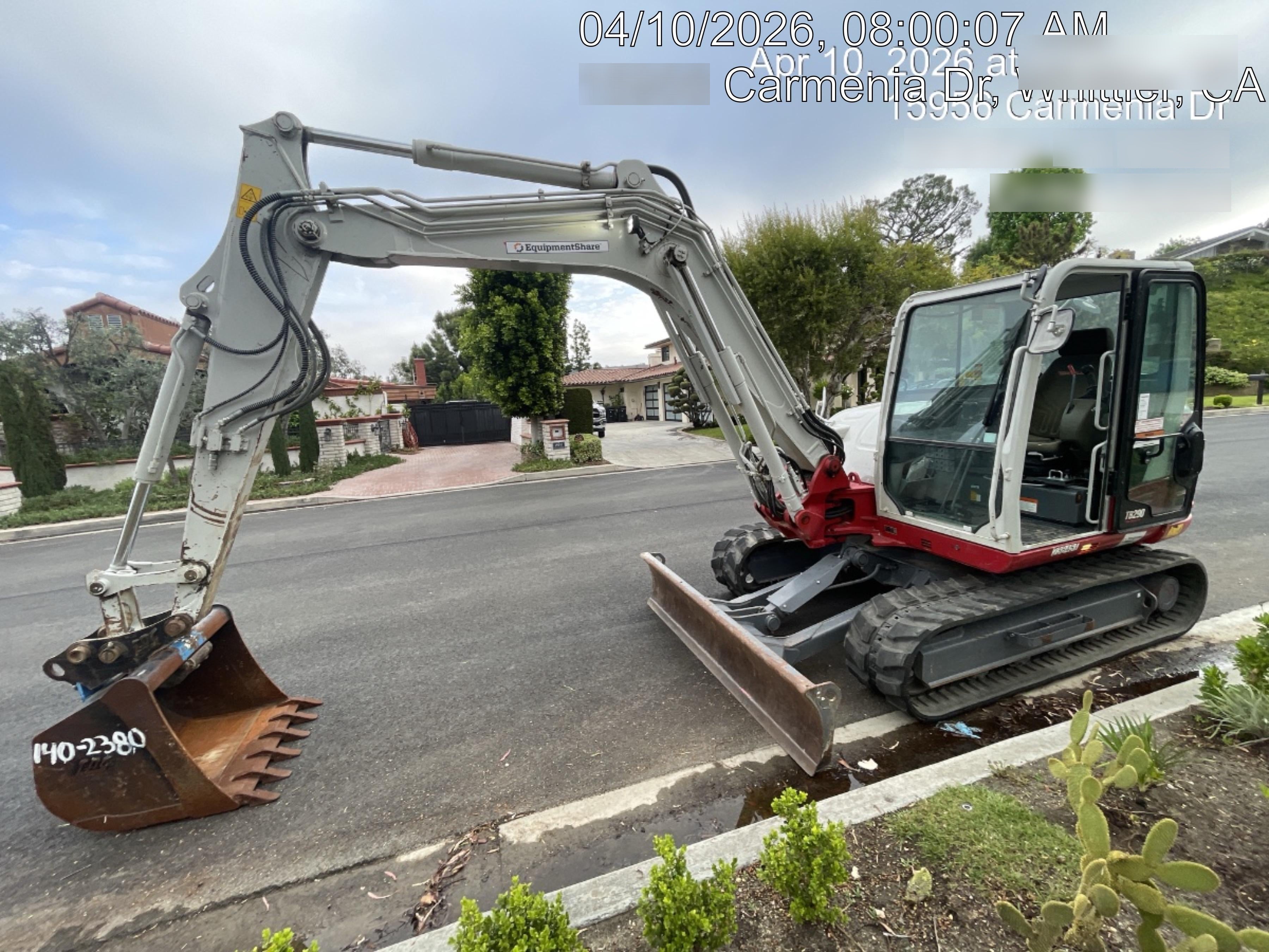 2022 TAKEUCHI TB290-CR