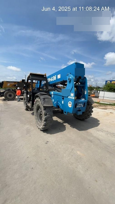 2018 Genie GTH-636 Genie GTH-636 w/Open ROPS, Work Lights, Solid Tires, RH Cab Mesh, Beacon, 48" Carriage and Forks