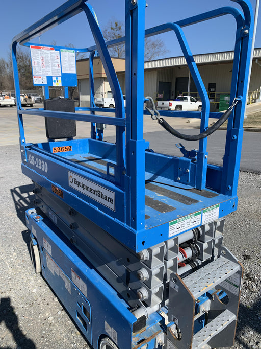 2019 Genie GS-1930 Fixed Rails with Chain Entry