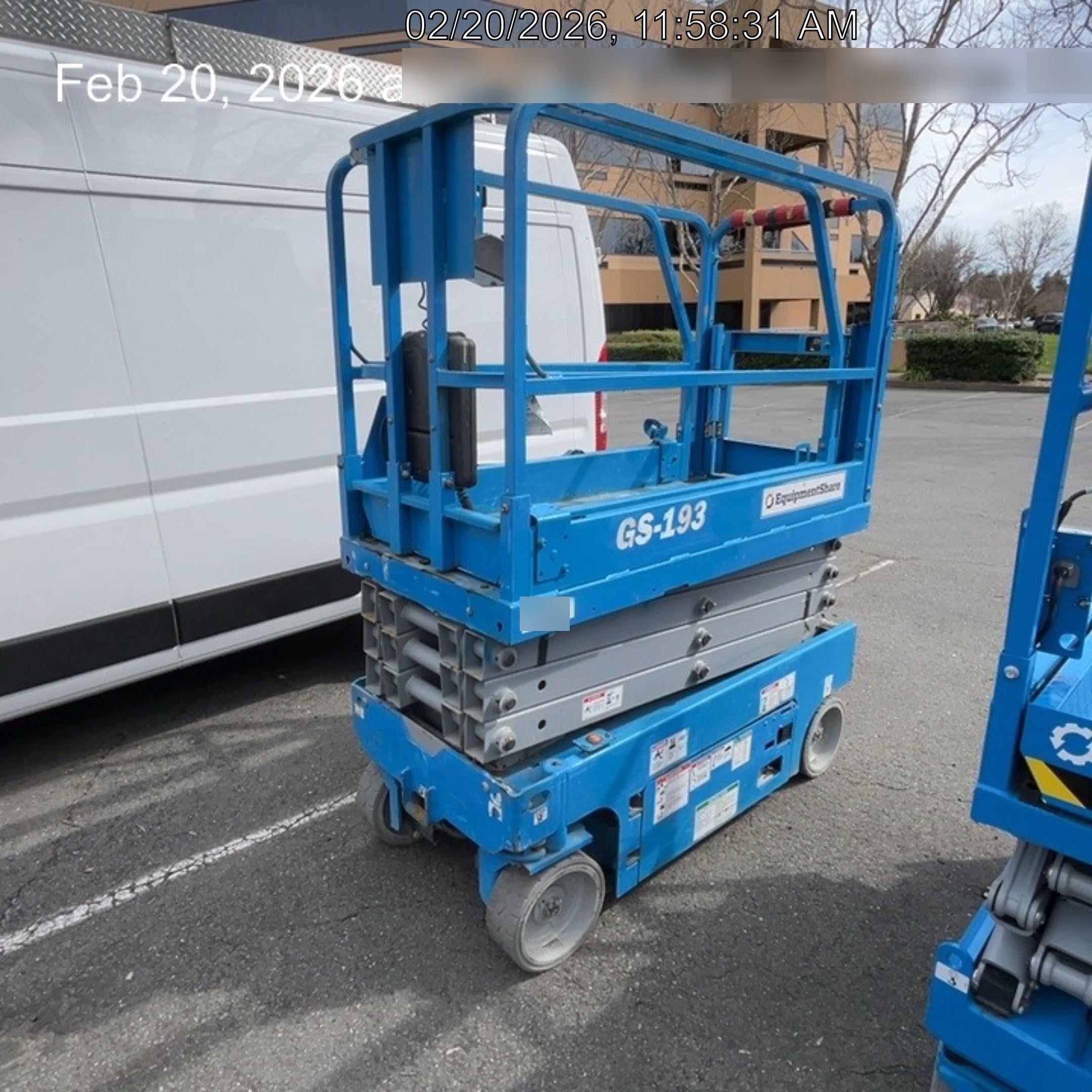 2019 Genie GS-1930 Half Height Swing Gate, 800W Inverter