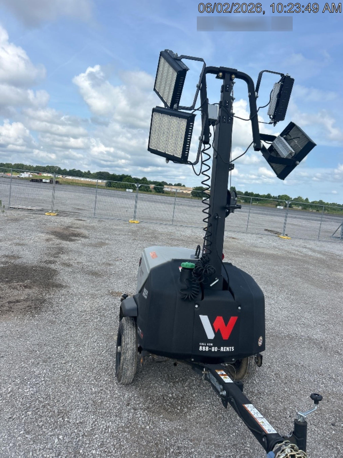 2024 Wacker Neuson LTT4 Diesel, Kohler KDW702, Deep Sea Controller, Auto Start, LED 320W, Bypass Outlet, T3
