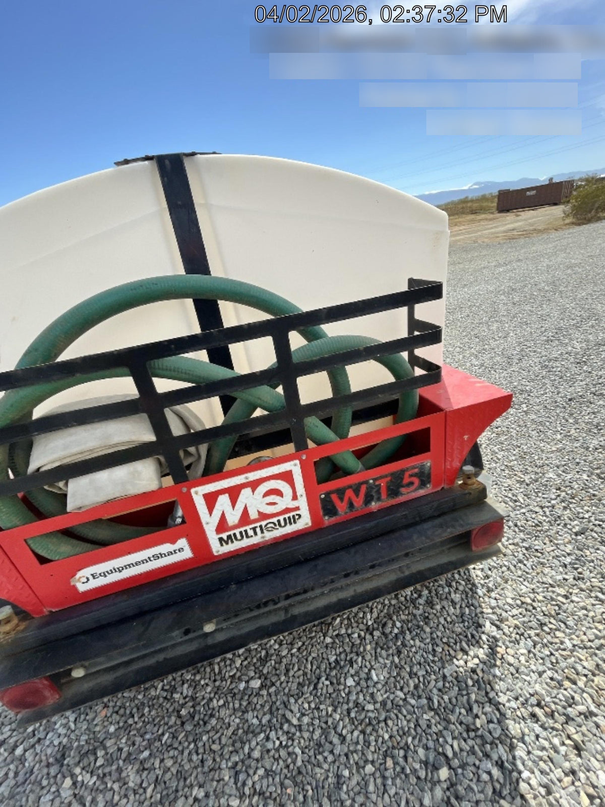 2021 MULTIQUIP WT5C