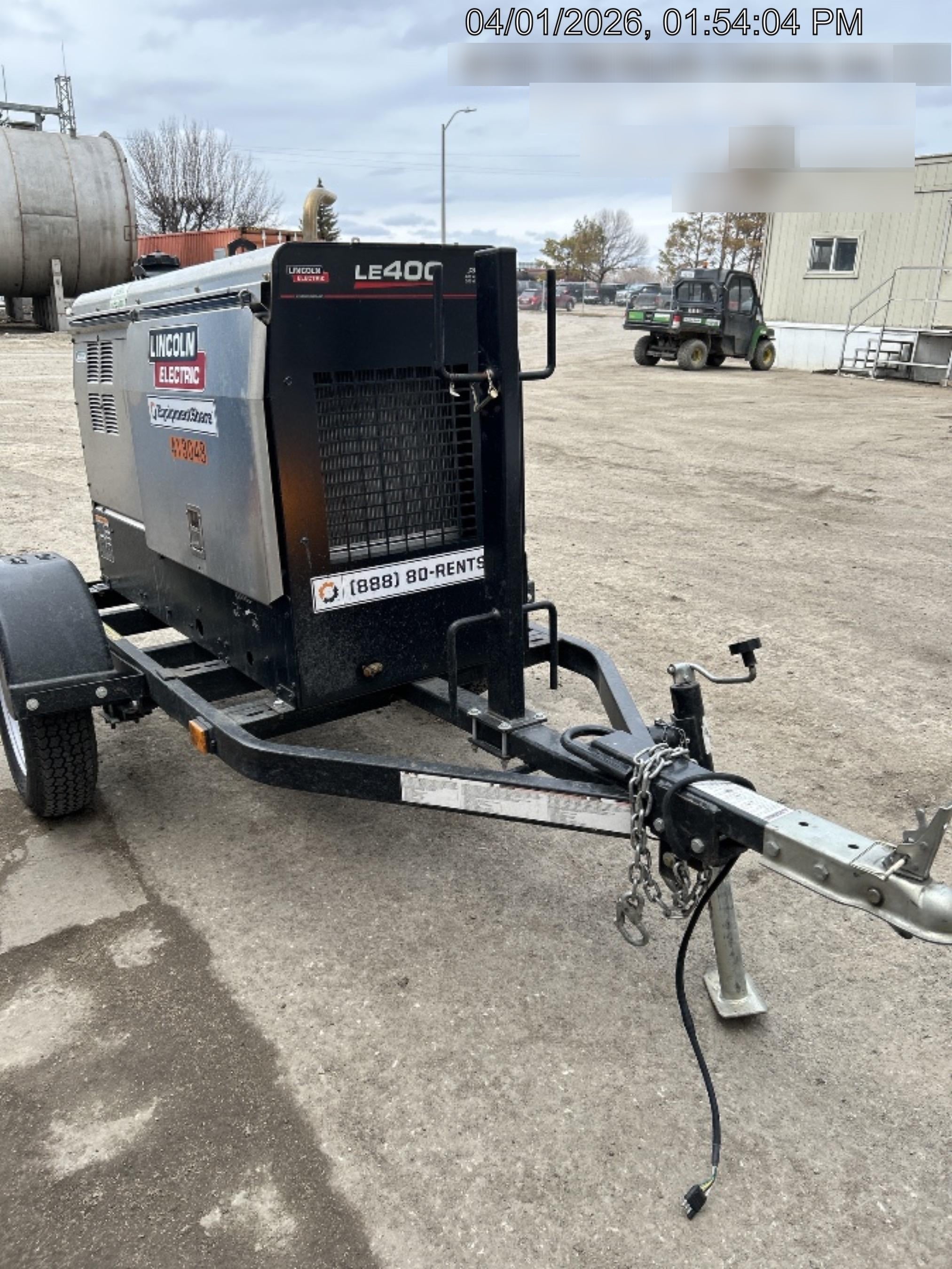 2024 Lincoln Electric LE400 Kubota V1505, Trlr, Cable Rack, Light Kit, ES Decals, T3