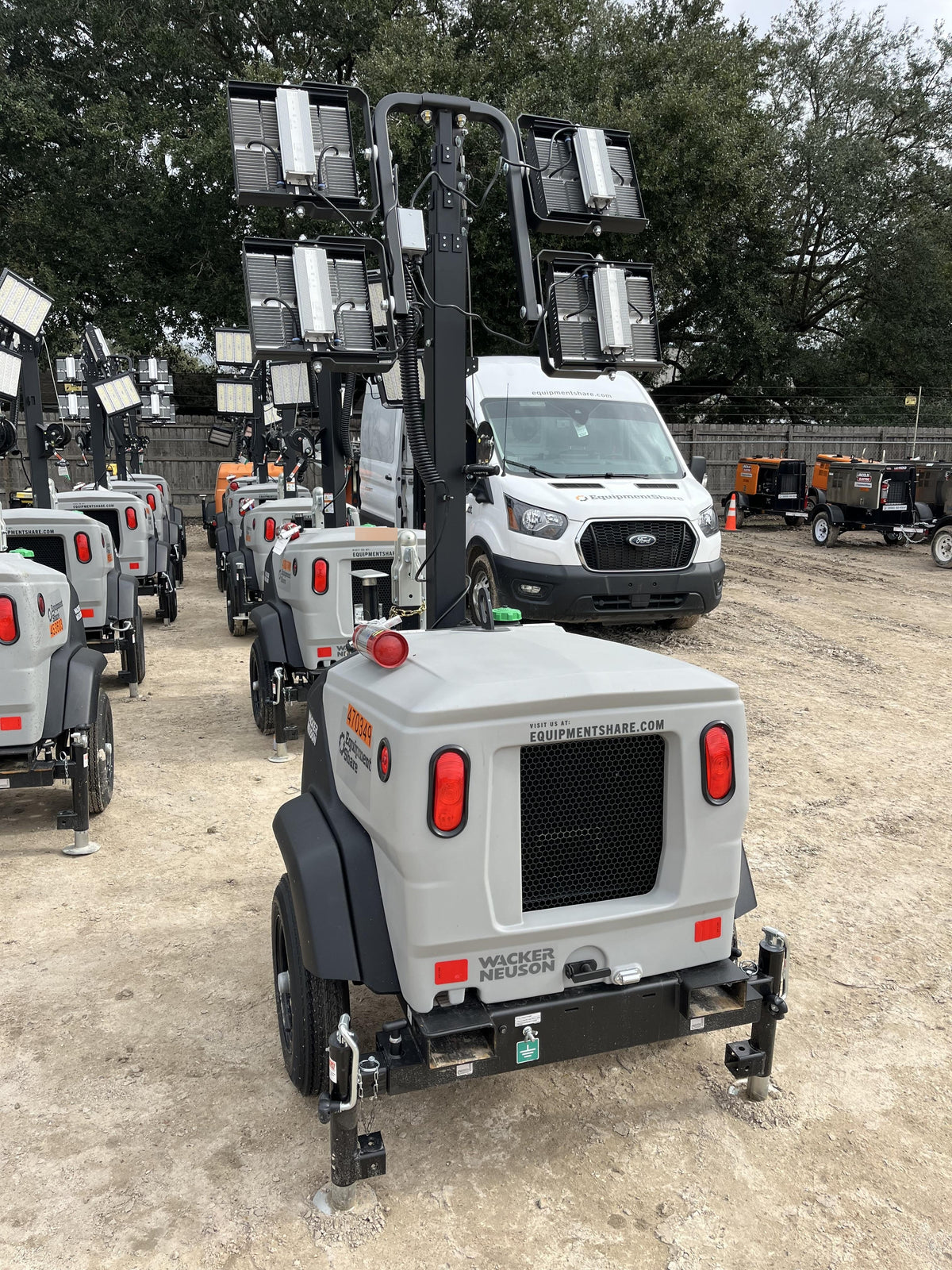 2024 Wacker Neuson LTT4 Diesel, Kohler KDW702, Deep Sea Controller, Auto Start, LED 320W, Bypass Outlet, T3