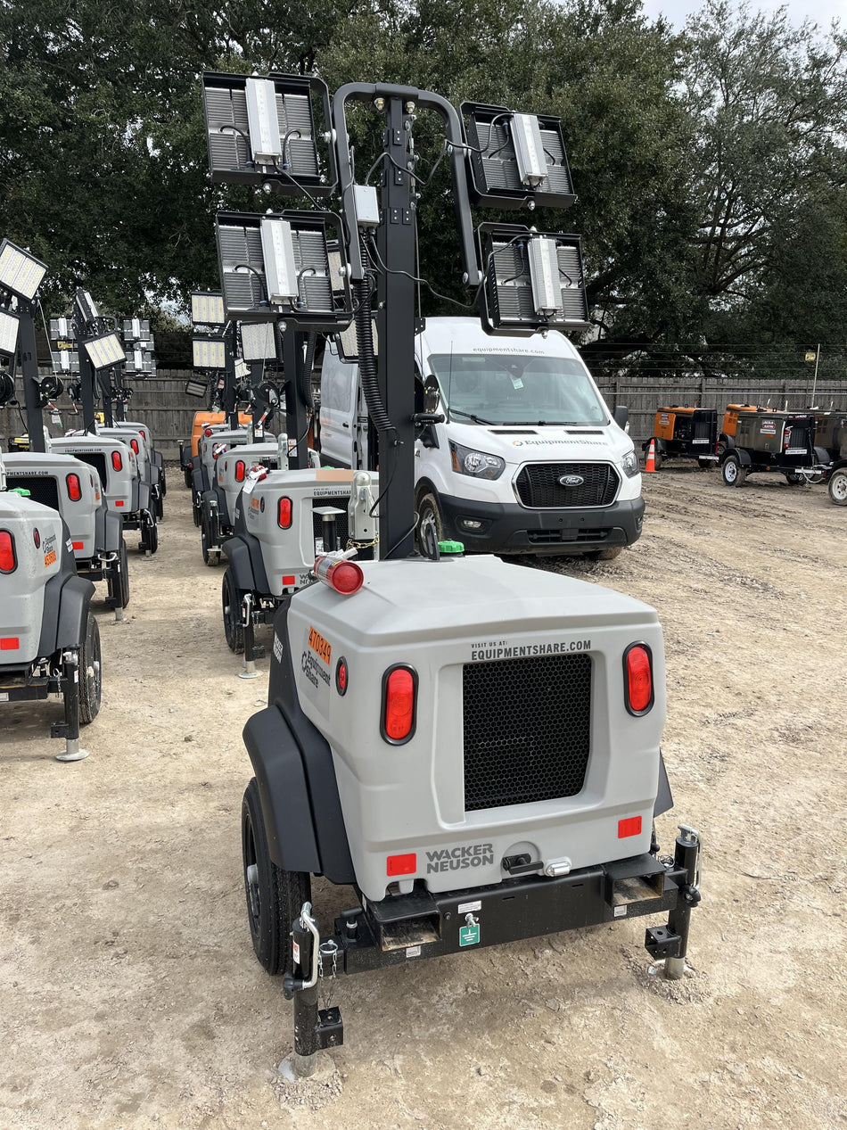 2024 Wacker Neuson LTT4 Diesel, Kohler KDW702, Deep Sea Controller, Auto Start, LED 320W, Bypass Outlet, T3