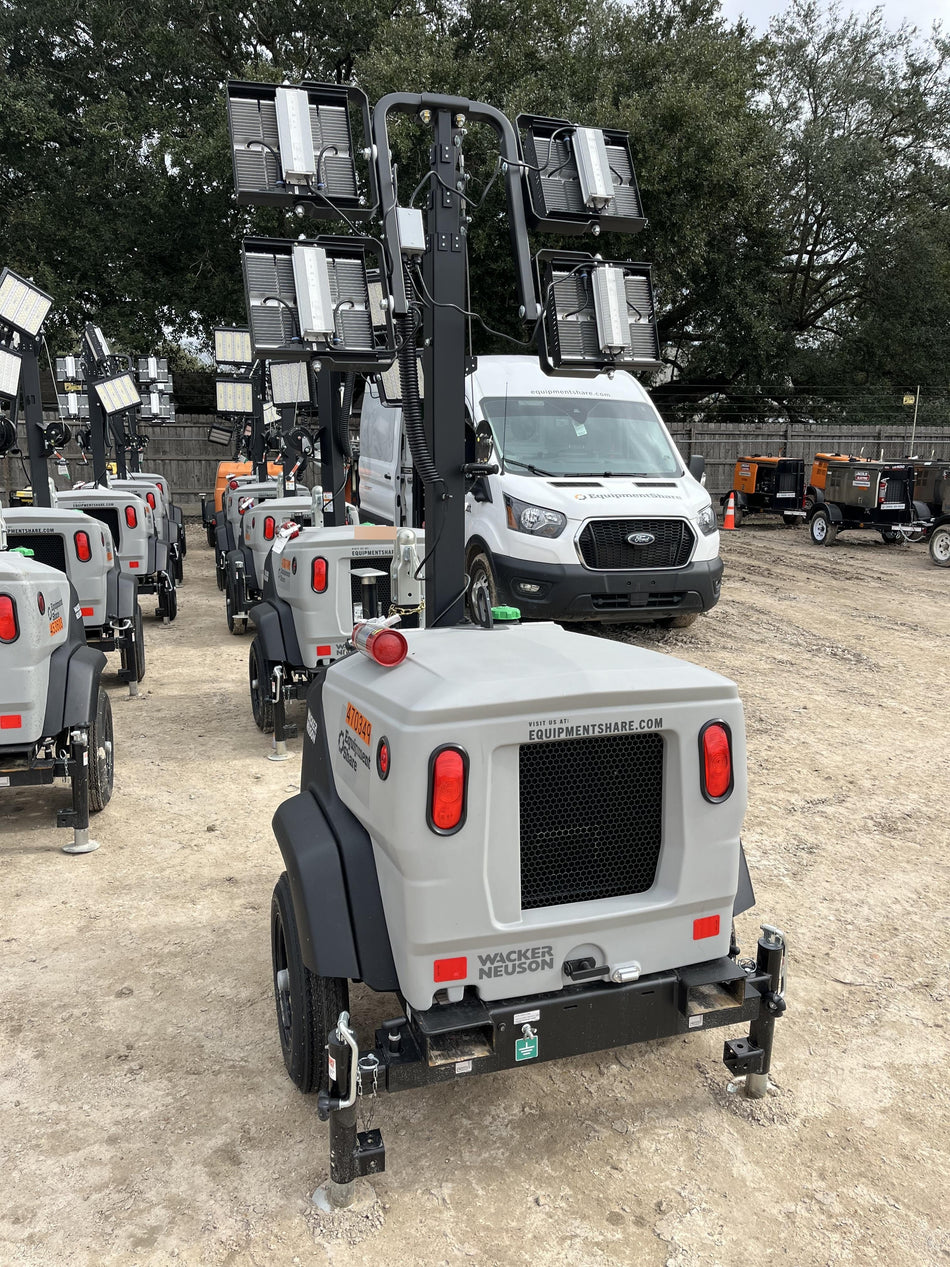 2024 Wacker Neuson LTT4 Diesel, Kohler KDW702, Deep Sea Controller, Auto Start, LED 320W, Bypass Outlet, T3