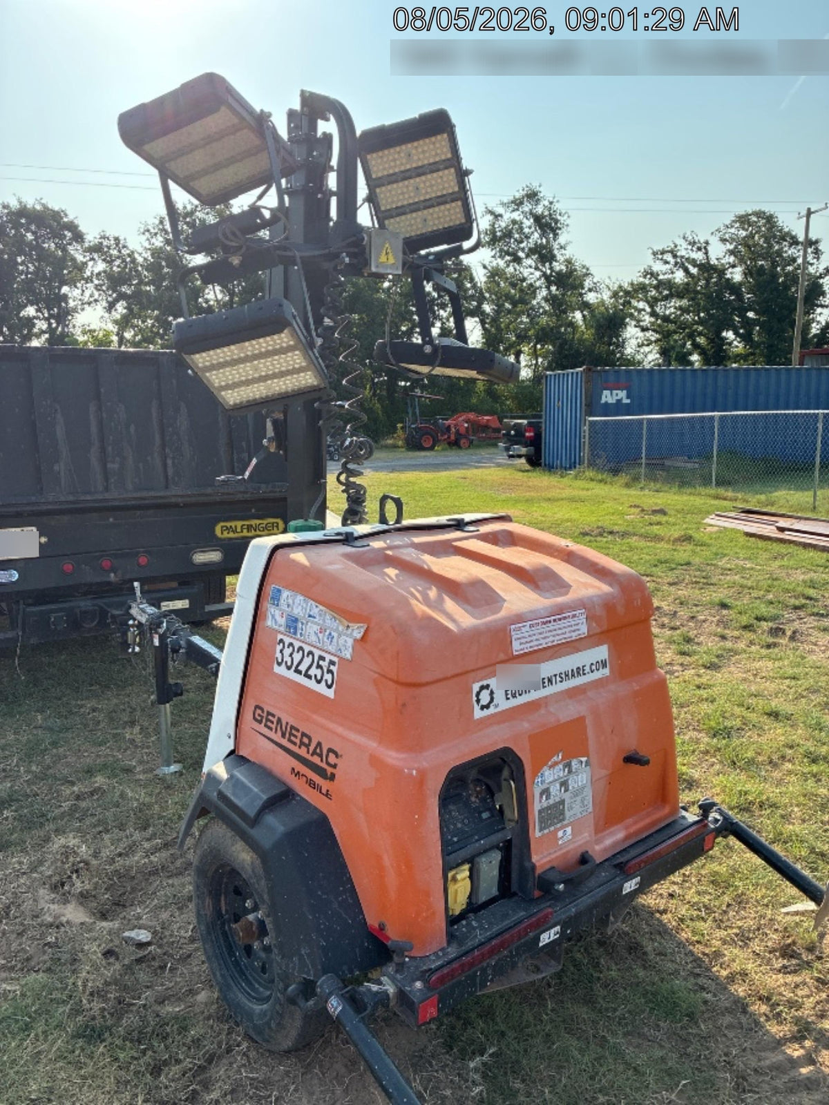 2023 Generac MLT2 Diesel, Flex Switch 120V Input, Powerzone Controller, (4) 320W LED Lights, 4kW Generator, 39.9 Gal Fuel Tank, 2" Ball, T3