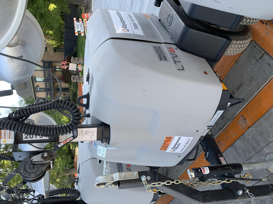 2018 Wacker Neuson LTV6L-MH Wacker Neuson LTV6L Mobile Light Tower w/Fuel Level Sensor Installed