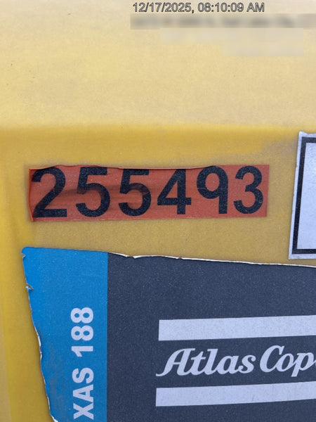 2022 ATLAS COPCO XAS188 CWK