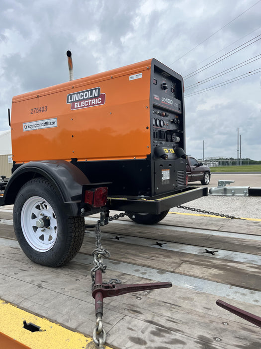 2022 Lincoln Electric LE400 Kubota V1505, Trlr, Cable Rack, Light Kit, ES Decals, T3