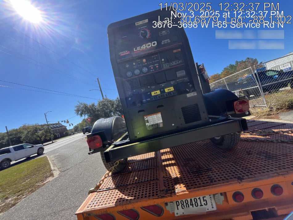 2024 Lincoln Electric LE400 Kubota V1505, Trlr, Cable Rack, Light Kit, ES Decals, T3