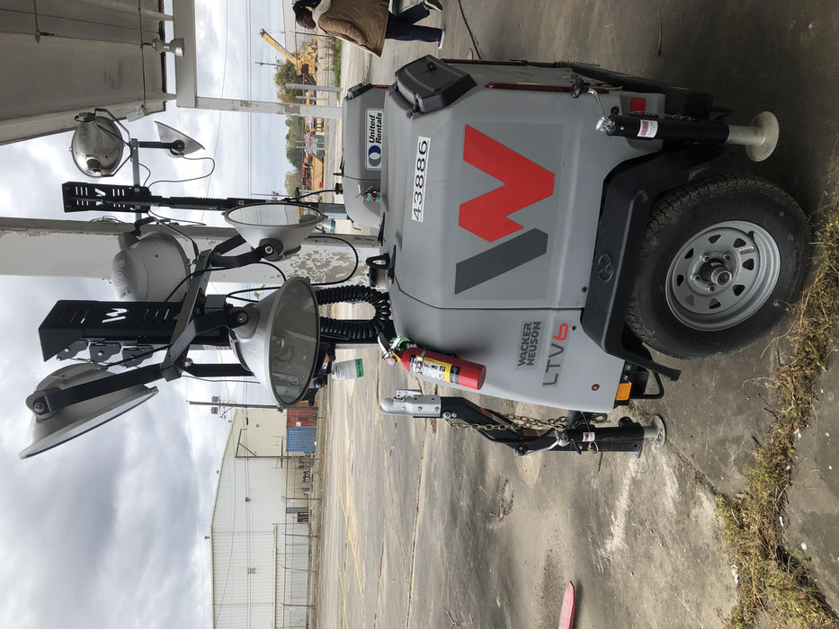 2019 Wacker Neuson LTV6L-MH Wacker Neuson LTV6L Mobile Light Tower w/Fuel Level Sensor Installed