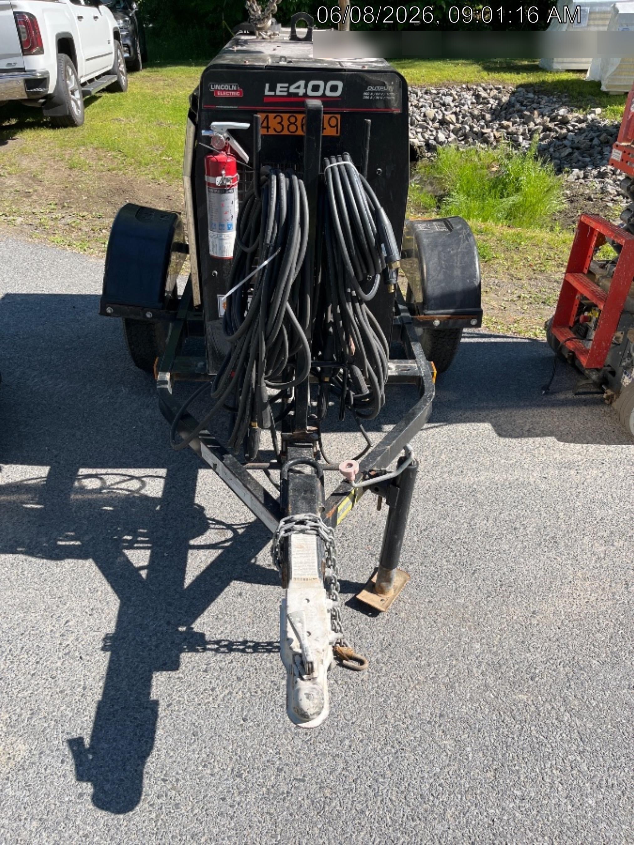 2024 Lincoln Electric LE400 Kubota V1505, Trlr, Cable Rack, Light Kit, ES Decals, T3